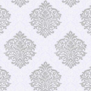 A.S. Creation | Alpha | 324802 | Vliestapete | Barock | 0.53 x 10.05 m | Grau