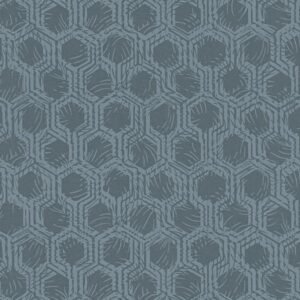 A.S. Creation | Alpha | 333274 | Vliestapete | 3D Optik | 0.53 x 10.05 m | Blau