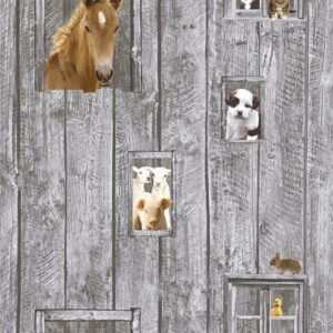 A.S. Creation | Little Stars | 358421 | Vliestapete | Holzoptik | 0.53 x 10.0...