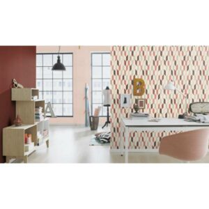 Rasch | Amazing | 531374 | Vliestapete | Einfarbig | Uni | 0.53 x 10.05 m | Rot