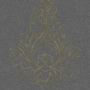 A.S. Creation | Nobile | 969824 | Vliestapete | Barock | 0.7 x 3.2 m | Grau