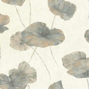 Rasch | Andy Wand | 458220 | Vliestapete | Blumenoptik | 0.53 x 10.05 m | Blau