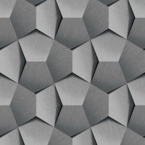 Grandeco | Tempo | A54601 | Vliestapete | 3D Optik | 10.05 x 0.53 m | Grau