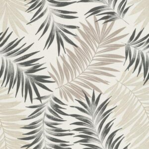 Grandeco | Asperia | A56201 | Vliestapete | Blätter | 10.05 x 0.53 m | Creme