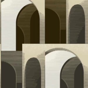 Grandeco | Ciara | A63301 | Vliestapete | Vintage | 10.05 x 0.53 m | Beige
