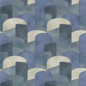 Erismann | Elle | 1015508 | Vliestapete | 3D Optik | 0.53 x 10.05 m | Blau