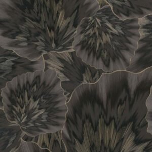 Vliestapete 10402-15 Schwarz Blumen Floral Spotlight Erismann
