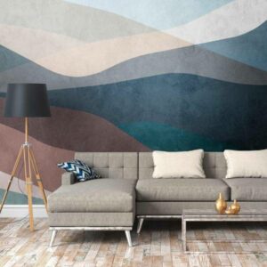 A.S. Creation Fototapete The Wall 382551 Ein Motiv pro Rolle Abstrakt Blau