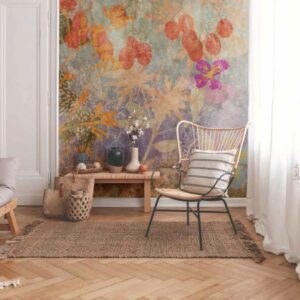 A.S. Creation Fototapete The Wall 382641 Ein Motiv pro Rolle Blumenoptik Bunt
