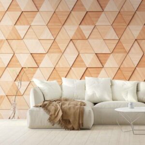 A.S. Creation Fototapete The Wall 382881 Ein Motiv pro Rolle 3D Optik Beige