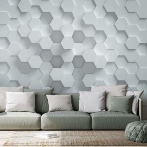 A.S. Creation Fototapete The Wall 382901 Ein Motiv pro Rolle 3D Optik Weiß