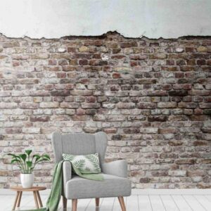 A.S. Creation Fototapete The Wall 383331 Ein Motiv pro Rolle Steinoptik Grau