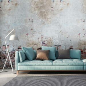 A.S. Creation Fototapete The Wall 383361 Ein Motiv pro Rolle Steinoptik Grau