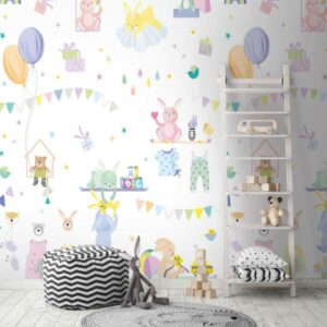A.S. Creation Fototapete The Wall II 391881 Ein Motiv pro Rolle Kinderzimmer ...