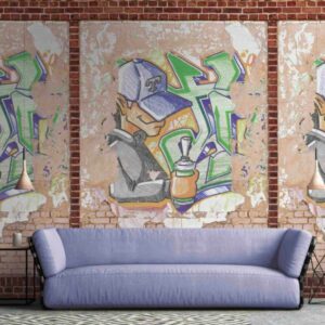 A.S. Creation Fototapete The Wall II 392411 Ein Motiv pro Rolle Steinoptik Braun