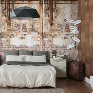 A.S. Creation Fototapete The Wall II 392531 Ein Motiv pro Rolle Industrial Creme