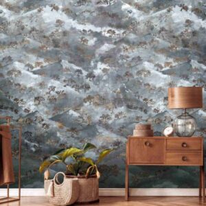 A.S. Creation Fototapete The Wall II 392591 Ein Motiv pro Rolle Abstrakt Blau