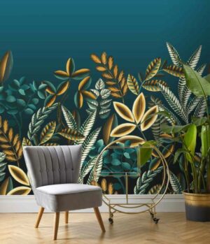 Rasch Vliestapete Florentine III 485776 | 3 x 3 m | Botanical Dschungel Braun...