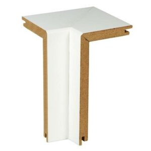 Innenecke für Heizrohrabdeckleiste FRA02 | 41 x 91 mm MDF weiß foliert | Inha...