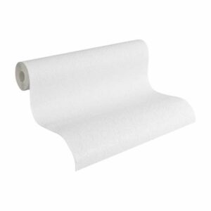 A.S. Creation | Simply White 4 | 282910 | Papiertapete | Einfarbig | 0.53 x 1...