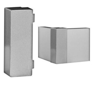 Auer | Klick Außenecke für Sockelleisten | 60 x 15 mm | Aluminium eloxiert | ...