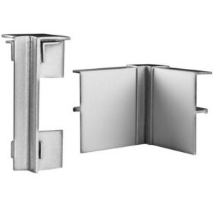 Auer | Klick Innenecke für Sockelleisten | 60 x 15 mm | Aluminium eloxiert | ...