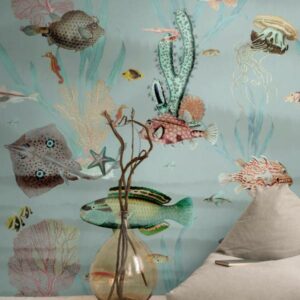 A.S. Creation Fototapete The Wall III 398721 Ein Motiv pro Rolle Tiere Blau Bunt