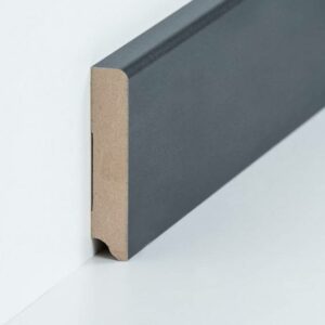 Sockelleiste "Duisburg" MDF 19 x 96 x 2500 mm Stahl dunkel Modern by PROVISTON