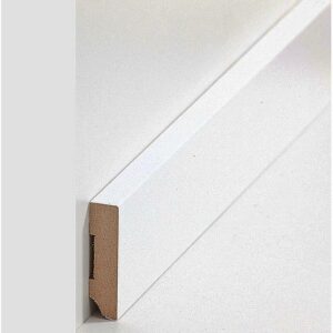 Sockelleiste "Salzgitter" MDF 13 x 40 x 2500 mm Weiß Modern by PROVISTON