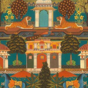 Vliestapete 746211 Bunt Muster Motive Indian Style Rasch