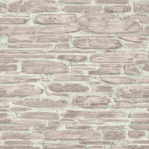 Rasch | Selection | 863413 | Vliestapete | Steinoptik | 0.53 x 10.05 m | Creme