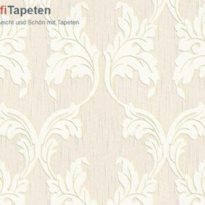 A.S. Creation | Tessuto | 956287 | Vliestapete | Barock | 0.53 x 10.05 m | Beige