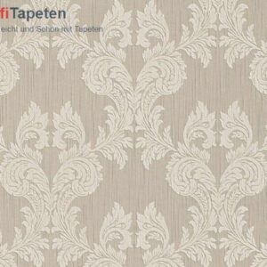 A.S. Creation | Tessuto | 956301 | Vliestapete | Barock | 0.53 x 10.05 m | Beige
