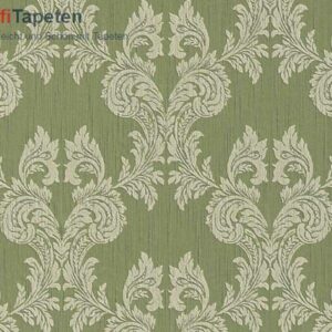 A.S. Creation | Tessuto | 956304 | Vliestapete | Barock | 0.53 x 10.05 m | Grün