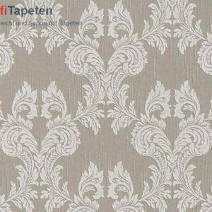 A.S. Creation | Tessuto | 956306 | Vliestapete | Barock | 0.53 x 10.05 m | Beige