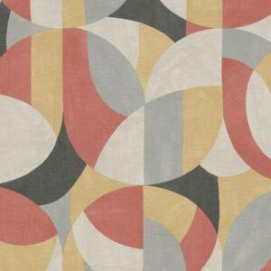 Vliestapete 399323 Grau Beige Rot Grafik French Affair A.S. Creation