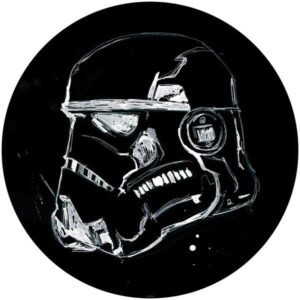 Komar Fototapete Star Wars Dot Ink Stormtrooper 125 x 125 cm Vlies Selbstkleb...