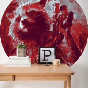 Komar Fototapete Marvel Rocket Raccoon 125 x 125 cm Vlies Selbstklebend Aveng...