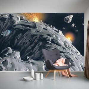 Komar Fototapete Star Wars Asteroid 250 x 500 cm Vlies Ralph McQuarries Idee ...