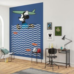 Komar Fototapete Disney Micky gone Surfin 280 x 200 cm Digitaldrucktapete Vli...