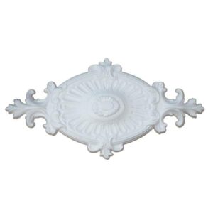 Marbet | Stuckrosette "R11" | Ø 59 x 31cm | Styropor | weiß