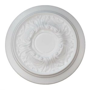 Marbet | Deckenrosette "R14" | Ø34cm | Styropor | weiß