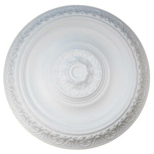 Marbet | Decken Rosette "R21" | Ø 60cm | Styropor | weiß