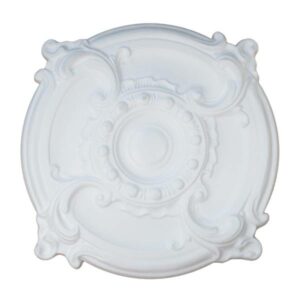 Marbet | Rosette "R3" | Ø 40 cm | Styropor | weiß