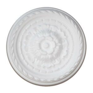 Marbet | Rosette "R6" | Ø 30 cm rosette | Styropor | weiß