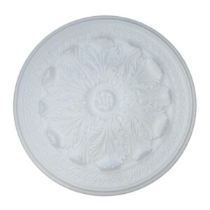 Marbet | Rosette "R8" | Ø 47cm | Styropor | weiß