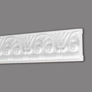 Marbet | Zierleiste "B-10" | Styropor Wandleiste | 9 x 46 x 2000 mm | Polysty...
