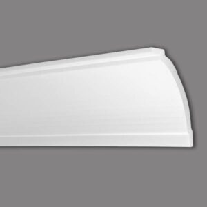 Wiesemann Stuckleiste London 11 Polystyrol 88 x 118 x 2000 mm Deckenleiste Weiß