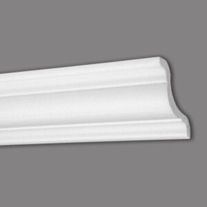 Wiesemann | Stuckleiste Oslo 22 | Polystyrol | 61 x 59 x 2000 mm | Deckenleis...