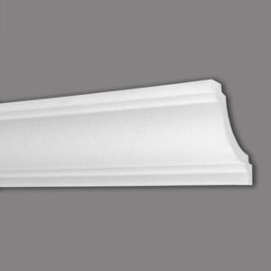Wiesemann Stuckleiste Paris 33 Polystyrol 70 x 70 x 2000 mm Deckenleiste Weiß